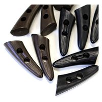 日本紐釦貿易 日本紐釦貿易(Nippon Chuko) ダッフルボタン 40mm 5個 茶 WD12-40C 1セット(3袋)（直送品）