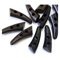 日本紐釦貿易 日本紐釦貿易(Nippon Chuko) ダッフルボタン 50mm 5個 茶 WD12-50C 1セット(3袋)（直送品）