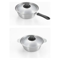 ヨシカワ どんぶり鍋&ラーメン鍋用兼用蓋 1216031 1個 4979487936194（直送品）