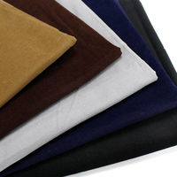 日本紐釦貿易(Nippon Chuko) シャツコール天 無地 コーデュロイ生地 ブラウン 巾約110cm×8mカット AS5000-O-8（直送品）