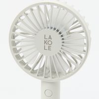 2WAYスタンド付きハンディファン アイボリー LAKOLE/ラコレ