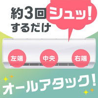 エアコン掃除 防カビ らくハピ エアコンのニオイ・カビオールアタック 110ml 1セット（1個×3） アース製薬
