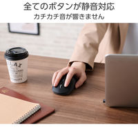 ワイヤレスマウス 静音 Bluetooth/無線2.4GHz 両対応 6ボタン ピンク M-MY30MBSXPN エレコム 1個（直送品）