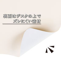 デスクマット マウス対応 ソフトレザー 大型 ズレにくい 水拭き可 ホワイト MP-DM04WH エレコム 1個（直送品）