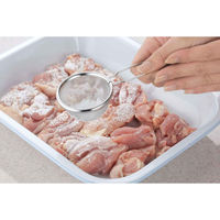 下村企販 粉ふるい ミニ 取っ手付き ママクック サッとすくって!粉ふるい 食洗機対応 日本製 440739 1個（直送品）