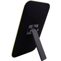 パラデック スタンド&ウォールミラー 真鍮ミラー 18×27.5cm 角丸 オディエ 450694 1個（直送品）