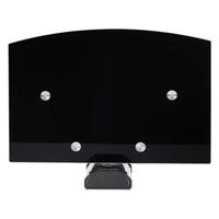 壁掛けAVラック　1段タイプ　耐荷重7kg　強化ガラス　高さ調整可能（直送品）