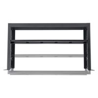 サーバーラックDINレールキット　2U　19インチ　耐荷重12.5kg　調整可（直送品）