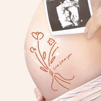 東洋ケース マタニティフォト NICE to MEET マタニティフォトシール フラワー 413062 1個（直送品）