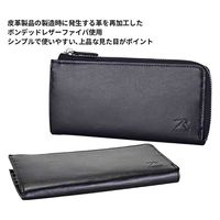 スワン ROTHCO リサイクルレザー 薄型L字長財布 45066 ブラック 1個（直送品）