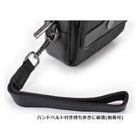 スワン Troy Bros シュリンク ベルトポーチ横 7010 ブラック 1個（直送品）