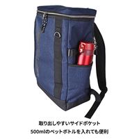 スワン FIRST DOWN-EX ポリスクエアリュック 33054 26L ネイビー 1個（直送品）