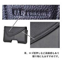 スワン U.P renoma 革スマホ横カブセポーチ 20110 ブラック 1個（直送品）