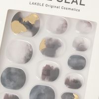 ジェルネイルシール-025 グレー LAKOLE/ラコレ