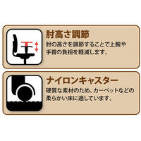 コクヨ エントリー2 ブラック樹脂脚 ブラック CCR-ET2P301D-W 1脚（わけあり品）