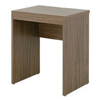 4FUL 佐藤産業 TIFFY デスク 幅600×奥行450×高さ720mm ブラウン TF72-60DS BR 1台（直送品）