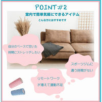 武興商事 ダイエット 腹筋 背筋 むくみ改善 ヨガ フォームローラーピンク30cm 100707 1個（直送品）