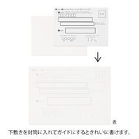 デザインフィル きれいな宛名が書ける封筒 洋2 20590006 1パック(8枚入)