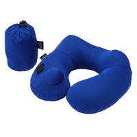 ハイ・キューブ GI-AIR DRY-C ポンプ式ネックピロー ロイヤルブルー 1個入 NHC-039 1個（直送品）