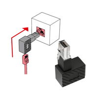 エアリア LAN角度変換アダプター 中町5丁目 カテゴリー6A対応 AR-LL5 1個