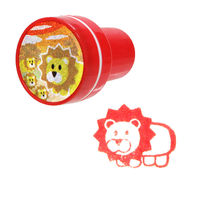 三洋堂 どうぶつの仲間たち丸型スタンプ2 3902 1箱（60個）