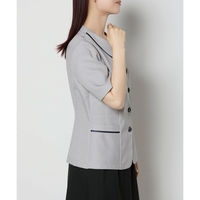 ボンマックス オーバーブラウス ライトグレイ 17号 AJ0864 AJ0864-2-17G 1着（直送品）