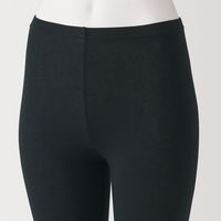 【レディース】無印良品 婦人 ストレッチ天竺編み レギンス 十分丈 婦人Ｌ 黒 良品計画