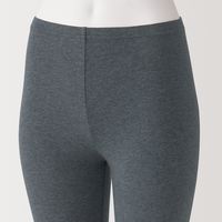 【レディース】無印良品 婦人 ストレッチ天竺編み レギンス 十分丈 婦人Ｌ チャコールグレー 良品計画