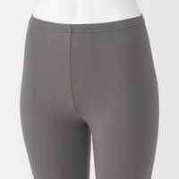 【レディース】無印良品 婦人 ストレッチ天竺編み レギンス 十分丈 婦人Ｌ スモーキーブラウン 良品計画