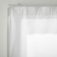 無印良品 防カビ ポリエステルノンプリーツレースカーテン 幅１００×丈１７６ｃｍ用 オフ白 良品計画