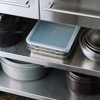 DEAN&DELUCA（ディーン&デルーカ） 蓋つきステンレスバット　ワイド 4580379239929 1個