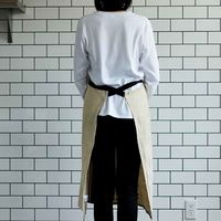 DEAN&DELUCA（ディーン&デルーカ） ジャガードエプロン ブラック×ナチュラル 4580379231664 1個