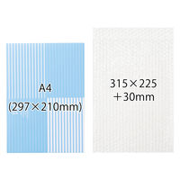 軽梱包用エアー緩衝袋 フラップあり 225×315+30mm　25枚入り PPFA05 1個（25枚） オリジナル