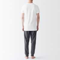 【メンズ】無印良品 紳士 脇に縫い目のない ２枚組 クルーネック半袖Ｔシャツ 紳士Ｍ 白 良品計画