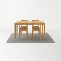 無印良品 洗いざらしの綿キルティングラグ こたつ下敷兼用 １９５×１９５ｃｍ グレー 良品計画