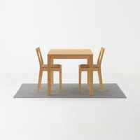 無印良品 洗いざらしの綿キルティングラグ １００×１９５ｃｍ グレー 良品計画