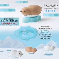 プラス カッター ダンボールカッター 開梱用 ピコフレンズ ひなペンギン 35336 1個