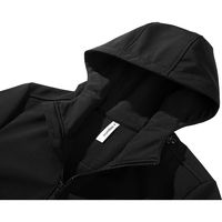 wundou(ウンドウ) 裏フリースパーカージャケット 3XL ブラック P4211 1枚（直送品）