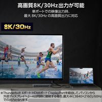 ドッキングステーション タイプC ハブ 14in1 Thunderbolt4対応 USBハブ DST-W13 エレコム 1個（直送品）