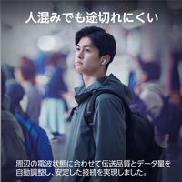 ワイヤレスイヤホン Bluetooth 無線 ノイズキャンセリング LDAC対応 ホワイト LBT-TWS18WH エレコム 1個（直送品）