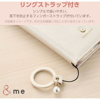 らくらくスマートフォン F-53E ケース レザー 手帳型 ミラー付 ホワイト PM-F244PLFJM2WH エレコム 1個（直送品）