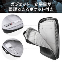 パソコンケース 13.3インチ ハンドル付 縦型 衝撃吸収 ブラック ZSB-IBPRVL13BK エレコム 1個（直送品）