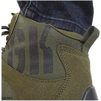 ケイゾック セーフティミッド(ヒモ) ブラック 25cm GKS-28 1足（直送品）