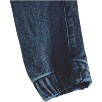 ケイゾック デニムジップアップパーカー ブラック LL GKW-9201 1着（直送品）