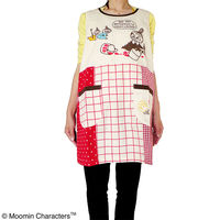 セントレディス ムーミンエプロン リトルミイパッチワークレッド ST-IM0016 1枚