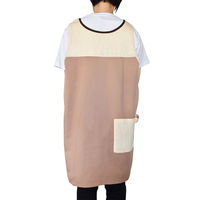 セントレディス ムーミンエプロン ムーミン＆スナフキン ブラウン/ベージュ ST-IM0053 1枚