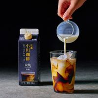京都 小川珈琲 炭焼珈琲カフェオレベース＜希釈用＞無糖 紙パック 500ml 1箱（12本入）