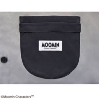 セントレディス ムーミンエプロン グレー ショート丈 ST-IM0063 1枚