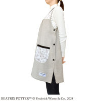 セントレディス ピーターラビットエプロン Simple Flowerグレー ST-IP0004 1枚