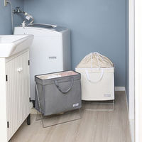 アストロ mayuyam ランドリー収納 グレー 860-26 1セット(1個×3)（直送品）